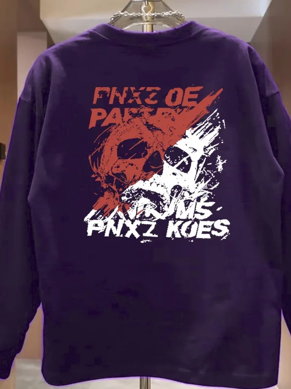 Ретро-футболка из хлопка, свободного кроя, с принтом, для молодых мужчин и женщин, весна-осень, новая коллекция.
Ретро-футболка из хлопка, свободного кроя, с принтом, для молодых мужчин и женщин, весна-осень, новая коллекция.