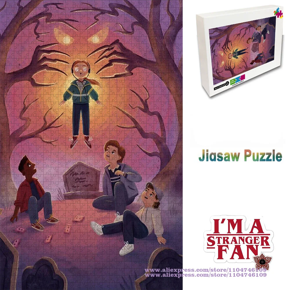 Stranger Things Puzzle Jigsaw 108/200/300/500/1000/1500Pcs Cartoon Style Characters Collection Intelligence Puzzles Home Decor
Stranger Things Puzzle Jigsaw 108/200/300/500/1000/1500Pcs Cartoon Style Characters Collection Intelligence Puzzles Home Decor