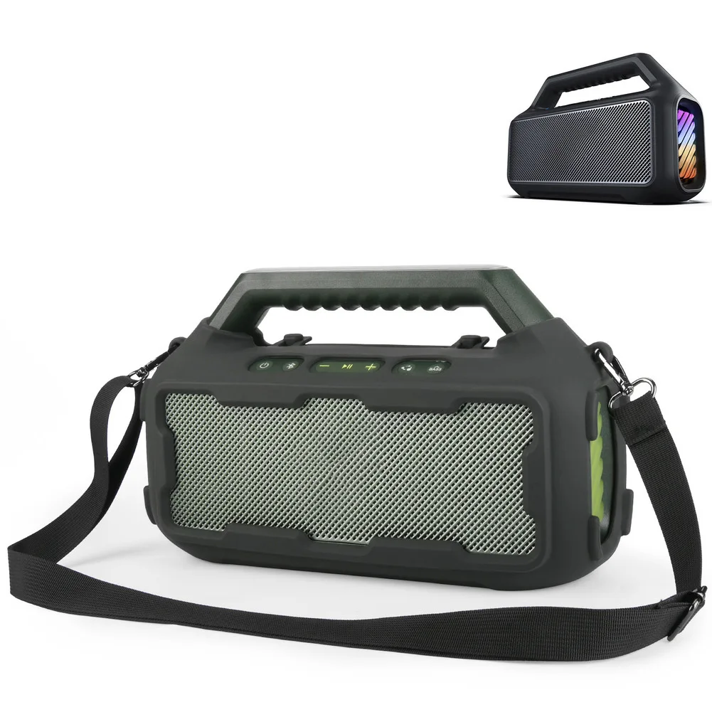 1 Set Shockproof Silicone Cover Weather Resistant For Soundcore Boom 2 Speaker Travel Ready Replace Practical Accessories
1 Set Shockproof Silicone Cover Weather Resistant For Soundcore Boom 2 Speaker Travel Ready Replace Practical Accessories