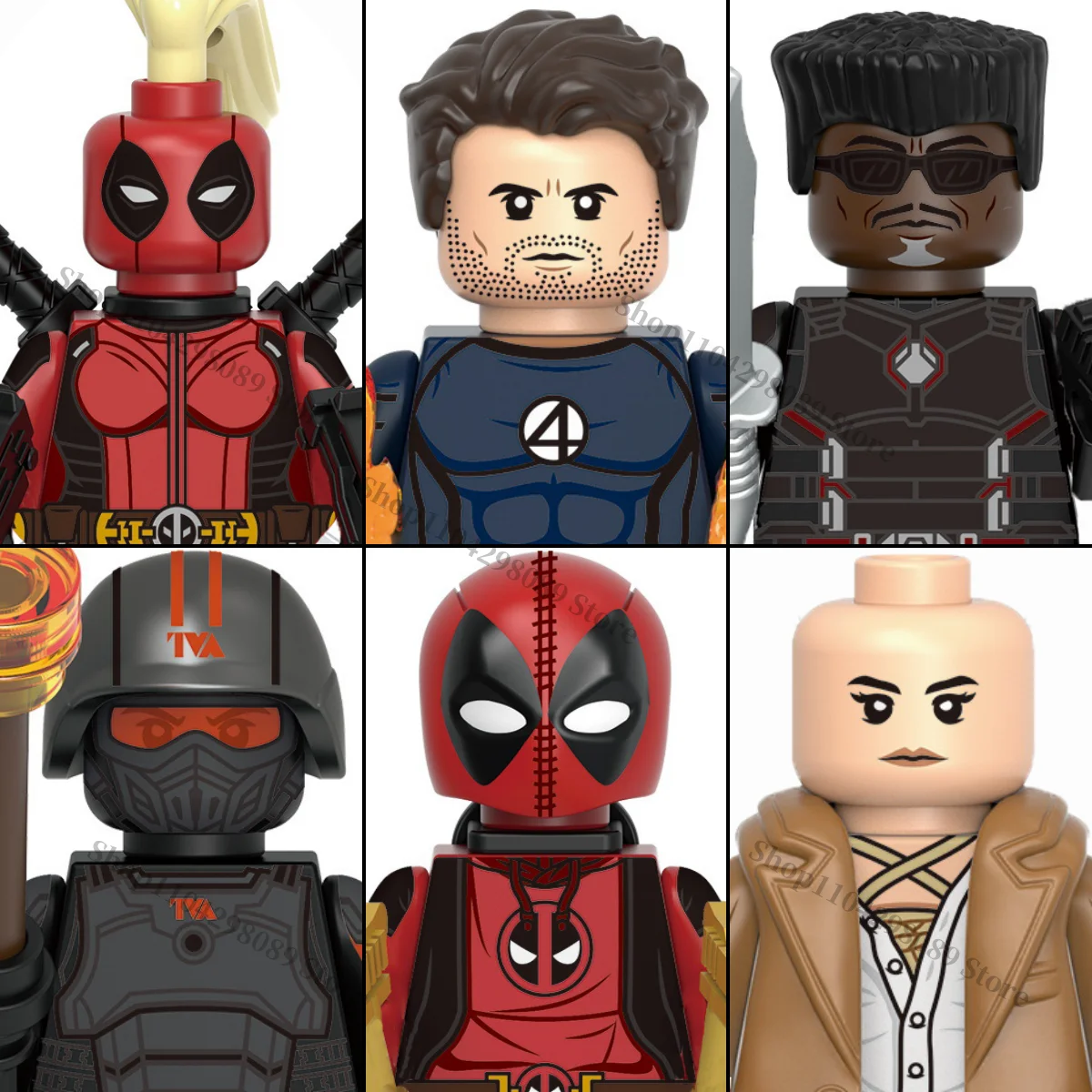 Marvel G0175 anime characte Lady Deadpool TVA Agent Building blocks children's mini brick toys holiday birthday gifts
Marvel G0175 anime characte Lady Deadpool TVA Agent Building blocks children's mini brick toys holiday birthday gifts