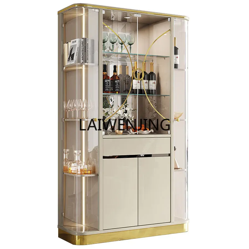 MJY light luxury high-grade glass paint against the wall living room small display dining room storage wine cabinet
MJY light luxury high-grade glass paint against the wall living room small display dining room storage wine cabinet