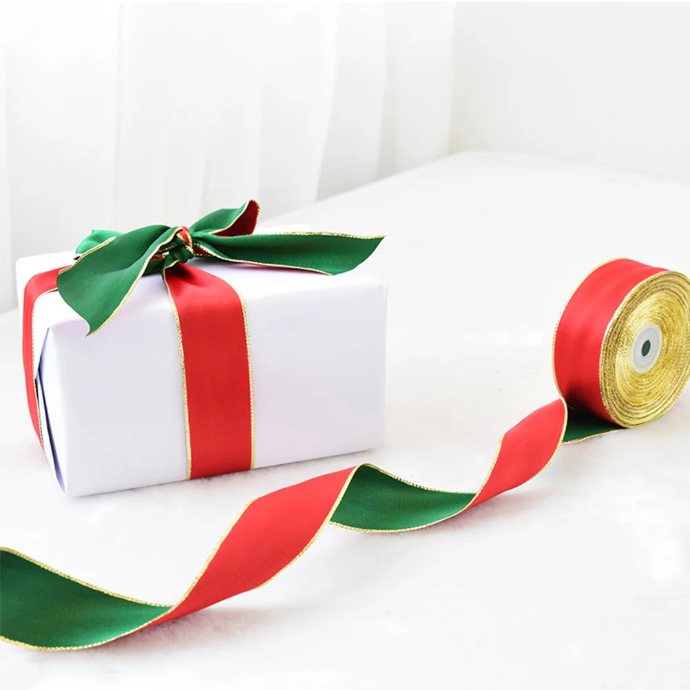 2Pcs Gift Wrapping Ribbon Christmas Decorative Ribbon Double Sided Colorful Fabric Strip for Package DIY Decoration 3.8cm 15G
2Pcs Gift Wrapping Ribbon Christmas Decorative Ribbon Double Sided Colorful Fabric Strip for Package DIY Decoration 3.8cm 15G