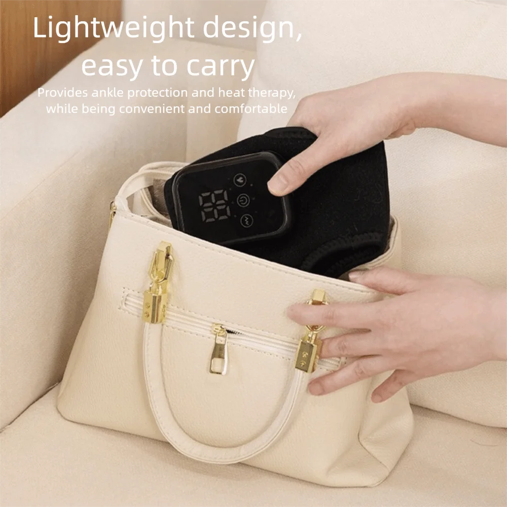 Cordless Design Heating Ankle Massage Belt 3 Vibration Modes Professional Foot Massager Vibration Massage Ankle Guard
Cordless Design Heating Ankle Massage Belt 3 Vibration Modes Professional Foot Massager Vibration Massage Ankle Guard