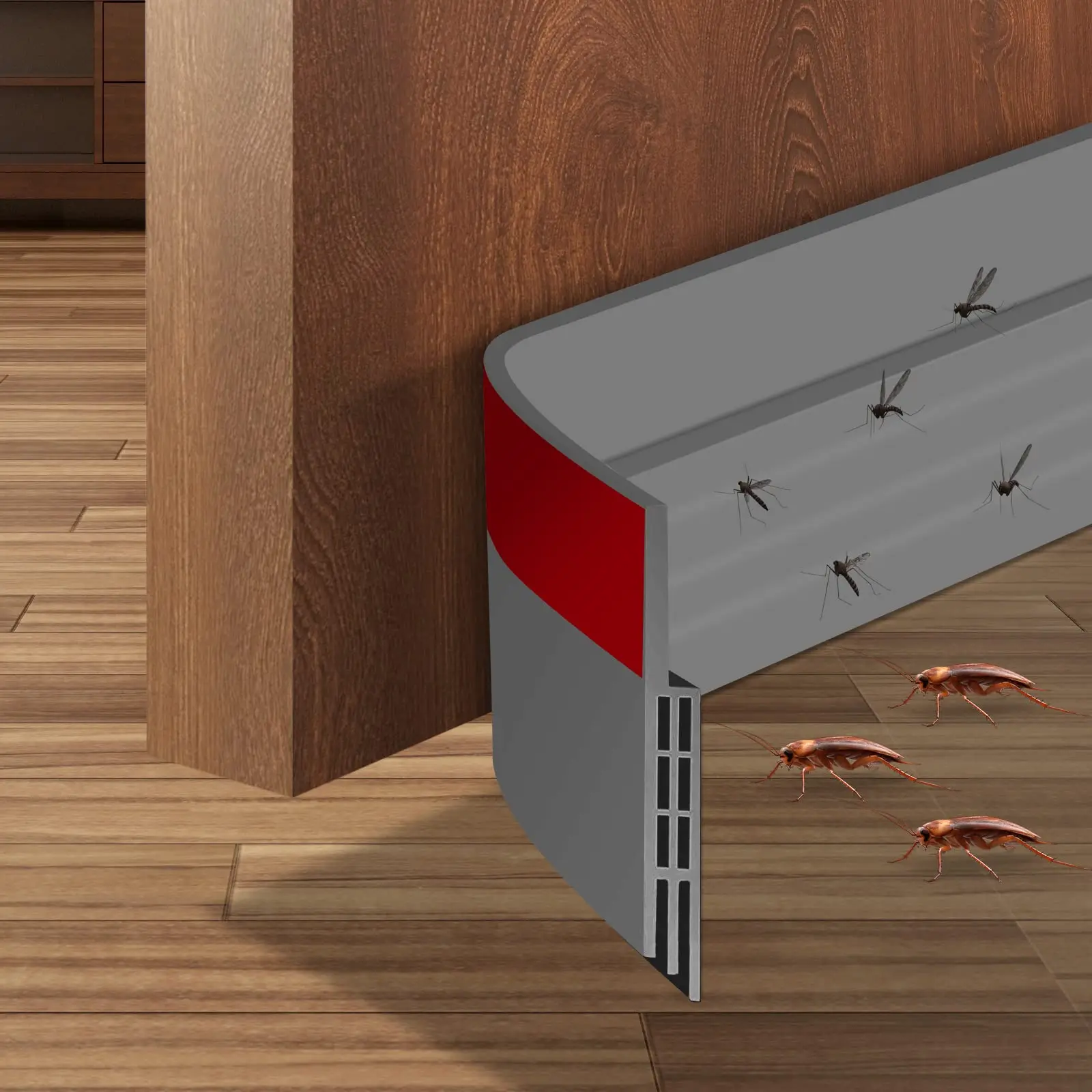 Door Draft Stopper Under Door Seal Cutable Soundproof Door Sealing Strip Adhesive Under Door Sweep Dust and Noise Insulation Wea
Door Draft Stopper Under Door Seal Cutable Soundproof Door Sealing Strip Adhesive Under Door Sweep Dust and Noise Insulation Wea