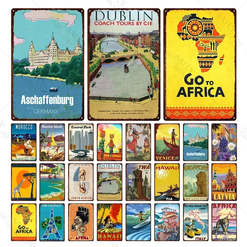 Africa City Sign Vintage Metal Sign Christmas Gift Metal Plates for Wall Art Retro Home Kids Room Decor Metal Poster 30X20Cm
Africa City Sign Vintage Metal Sign Christmas Gift Metal Plates for Wall Art Retro Home Kids Room Decor Metal Poster 30X20Cm