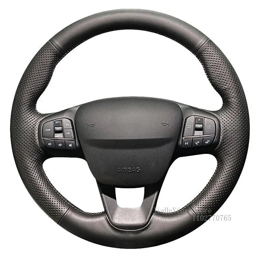 Hand Sewn Non-slip Custom Artificial Leather Car Steering Wheel Cover for Ford Focus 4 Escape 2019 Fiesta Interior Accessories
Hand Sewn Non-slip Custom Artificial Leather Car Steering Wheel Cover for Ford Focus 4 Escape 2019 Fiesta Interior Accessories