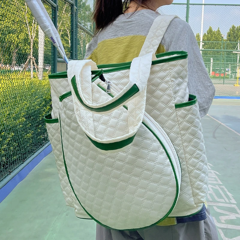 Women's Professional Tennis Bag Large Capacity Tennis Racquet Hand-Held Single Shoulder Backpack Badminton Racket Handbag
Women's Professional Tennis Bag Large Capacity Tennis Racquet Hand-Held Single Shoulder Backpack Badminton Racket Handbag