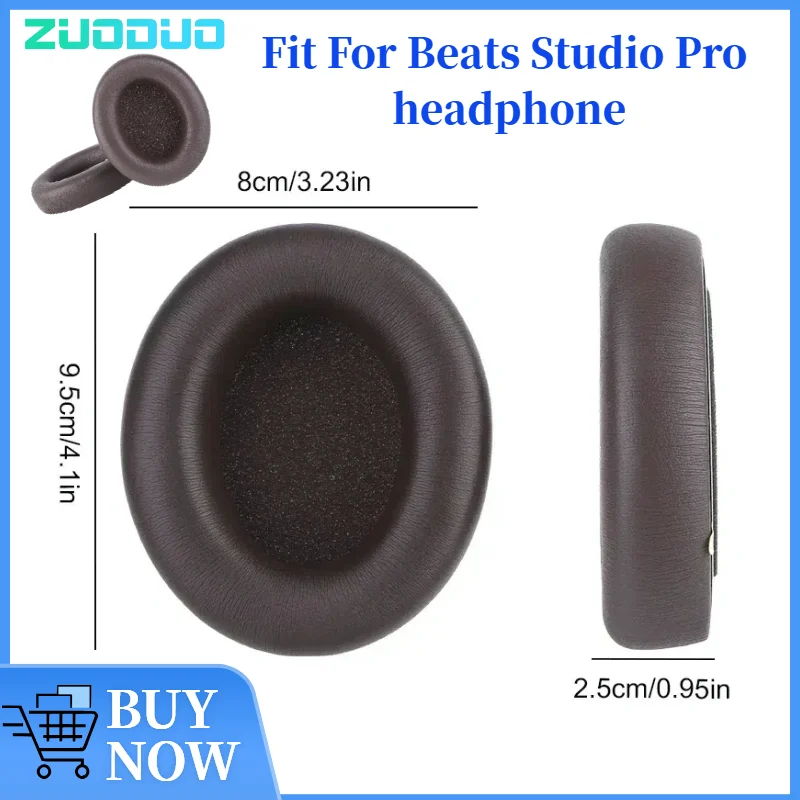 ZUODUO Ear Pads Cushion For Beats Studio Pro Headphone/Replacement Earpads Soft Protein Leather Memory Sponge Earmuffs Cover 
ZUODUO Ear Pads Cushion For Beats Studio Pro Headphone/Replacement Earpads Soft Protein Leather Memory Sponge Earmuffs Cover
