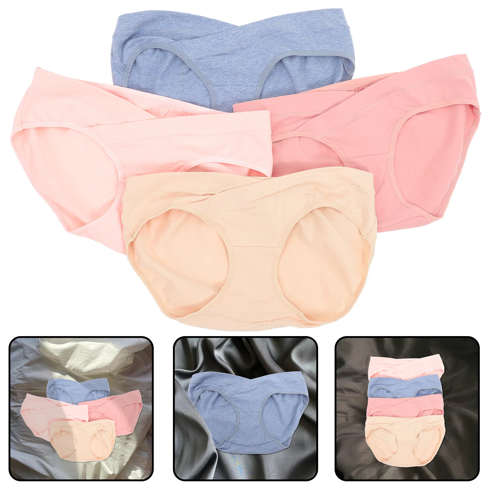 4Pcs Supple Low Waist Maternity Underwear Comfortable Breathable Cotton Briefs for Pregnant Women Maternity Underwear
4Pcs Supple Low Waist Maternity Underwear Comfortable Breathable Cotton Briefs for Pregnant Women Maternity Underwear