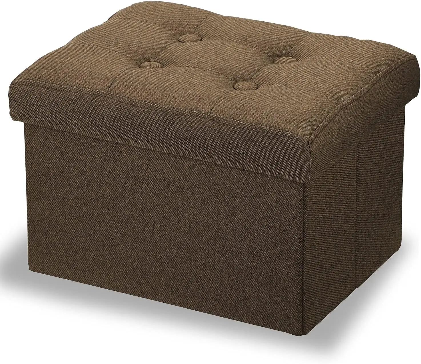 Small Storage Ottoman Stool Foot Rest Under Desk Stool Short Folding Ottoman Linen Cloth Brown 16X12X12In
Small Storage Ottoman Stool Foot Rest Under Desk Stool Short Folding Ottoman Linen Cloth Brown 16X12X12In