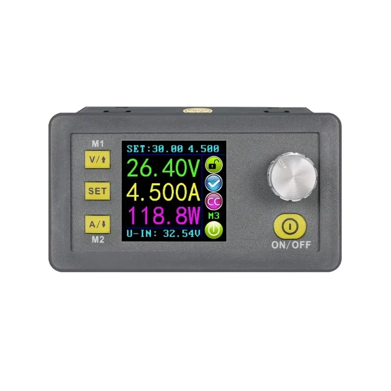 RD DPS3005 Постоянное напряжение постоянного тока Понижающий понижающий преобразователь 32 В 5 А Цифровой источник питания с регулируемым напряжением и светодиодом
RD DPS3005 Постоянное напряжение постоянного тока Понижающий понижающий преобразователь 32 В 5 А Цифровой источник питания с регулируемым напряжением и светодиодом