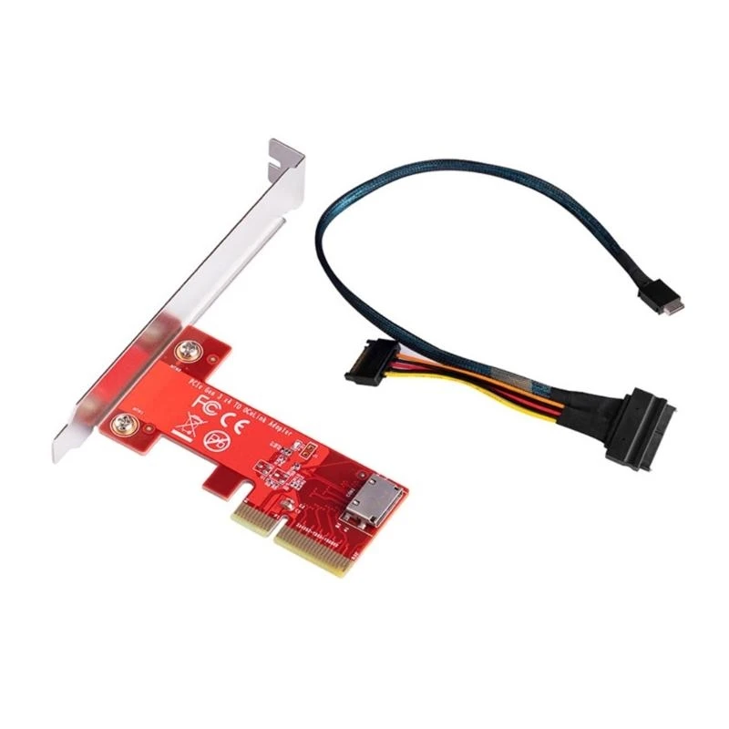 SZSU PCIE3.0 до Oculink SFF 8612 Адаптерная карта Высокая скорость бесшовного соединения для интерфейсов NVME SSDS SFF-8639
SZSU PCIE3.0 до Oculink SFF 8612 Адаптерная карта Высокая скорость бесшовного соединения для интерфейсов NVME SSDS SFF-8639