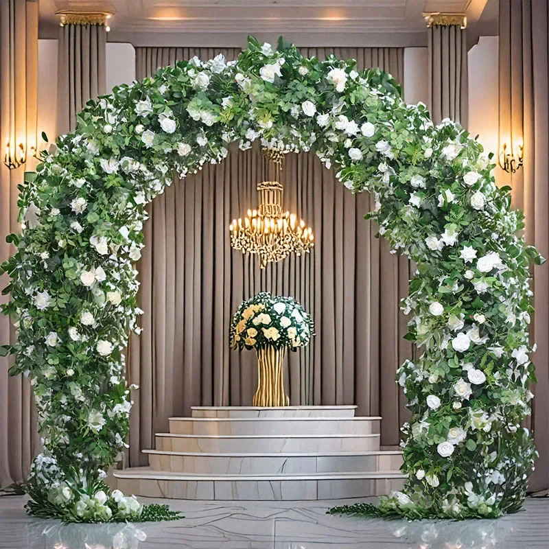 Artificial Green Plants & Rose Circular Arch New Style – Excellent for Western Wedding, Church Lawn Decor & Wedding Flower Door
Artificial Green Plants & Rose Circular Arch New Style – Excellent for Western Wedding, Church Lawn Decor & Wedding Flower Door