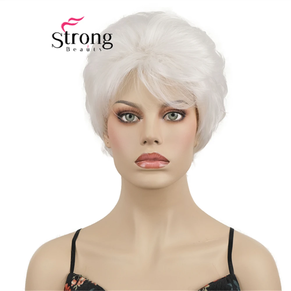StrongBeauty Women's Off White Short wig Pixie Cut Synthetic Capless Wigs Natural
StrongBeauty Women's Off White Short wig Pixie Cut Synthetic Capless Wigs Natural