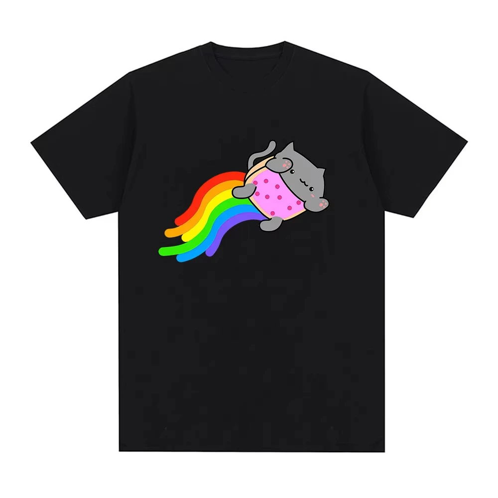 Nyan Cat Funny Meme Rainbow 2026 T-shirt Men Women Clothing Fashion Kawaii T-shirts Harajuku Cotton Short Sleeves T Shirts
Nyan Cat Funny Meme Rainbow 2026 T-shirt Men Women Clothing Fashion Kawaii T-shirts Harajuku Cotton Short Sleeves T Shirts