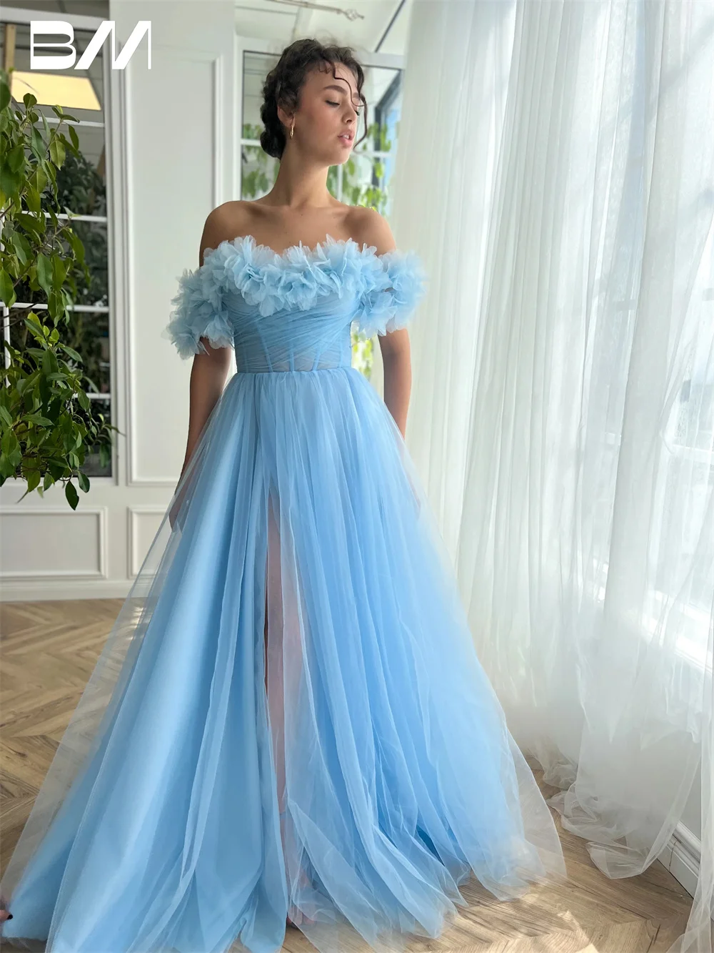 Romantic A-line 3D Flower Evening Dress Beach Off The Shoulder Off The Shoulder Cocktail Party Gown Pastrol Vestidos De Novia
Romantic A-line 3D Flower Evening Dress Beach Off The Shoulder Off The Shoulder Cocktail Party Gown Pastrol Vestidos De Novia