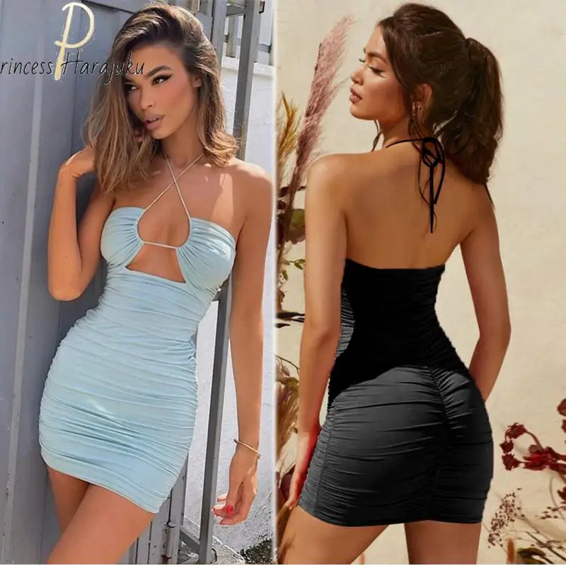 Y2k Elegant Summer Women's Cut Sling Slim Mini Beach Dress Back Cross Back Sexy Korean Fashion Harajuku Black Bodycon Dress
Y2k Elegant Summer Women's Cut Sling Slim Mini Beach Dress Back Cross Back Sexy Korean Fashion Harajuku Black Bodycon Dress