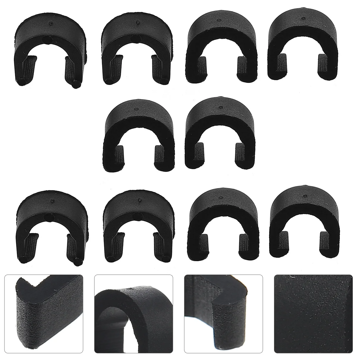60Pcs Reusable Bike C-Clips Black Plastic Cable Guides for Hydraulic Line Brake Derailleur Mounting on Frame Fork Shifter Button
60Pcs Reusable Bike C-Clips Black Plastic Cable Guides for Hydraulic Line Brake Derailleur Mounting on Frame Fork Shifter Button