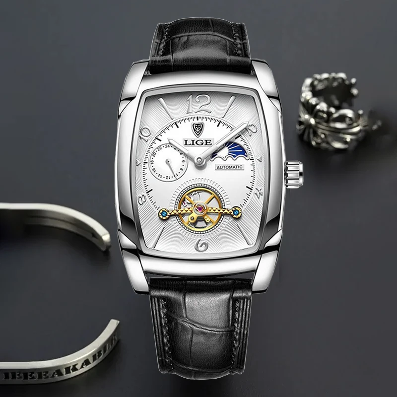 Мужские часы LIGE, оригинальный дизайн, ретро, модные, роскошные, повседневные, кожаные, с фазами луны, водонепроницаемые, светящиеся, механические, для мужчин + коробка
Мужские часы LIGE, оригинальный дизайн, ретро, модные, роскошные, повседневные, кожаные, с фазами луны, водонепроницаемые, светящиеся, механические, для мужчин + коробка