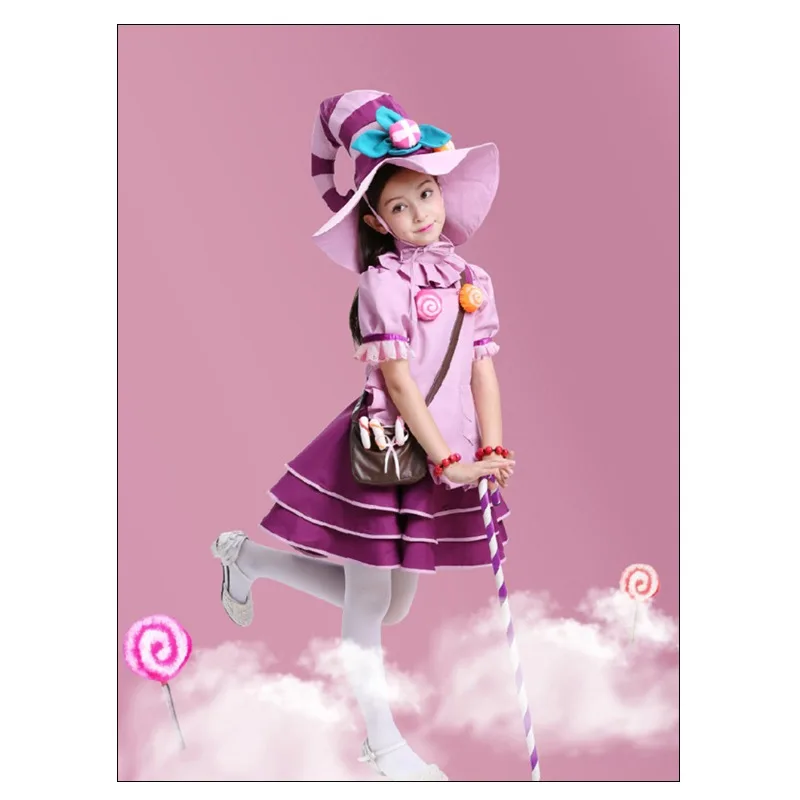 Новый костюм для косплея на Хэллоуин: милый наряд лолиты-покоеводыши с пышными рукавами, красочное платье, шляпка-конфета, карнавальный наряд для девочек
Новый костюм для косплея на Хэллоуин: милый наряд лолиты-покоеводыши с пышными рукавами, красочное платье, шляпка-конфета, карнавальный наряд для девочек