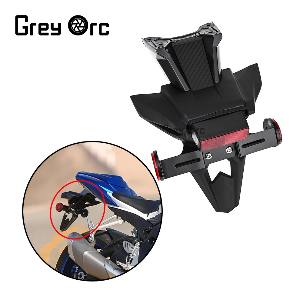 Motorcycle Rear Fender Mudguard Cover License Registration Plate Taillight Bracket for Suzuki GSX R 600 750 2008 2009 2010 K8
Motorcycle Rear Fender Mudguard Cover License Registration Plate Taillight Bracket for Suzuki GSX R 600 750 2008 2009 2010 K8