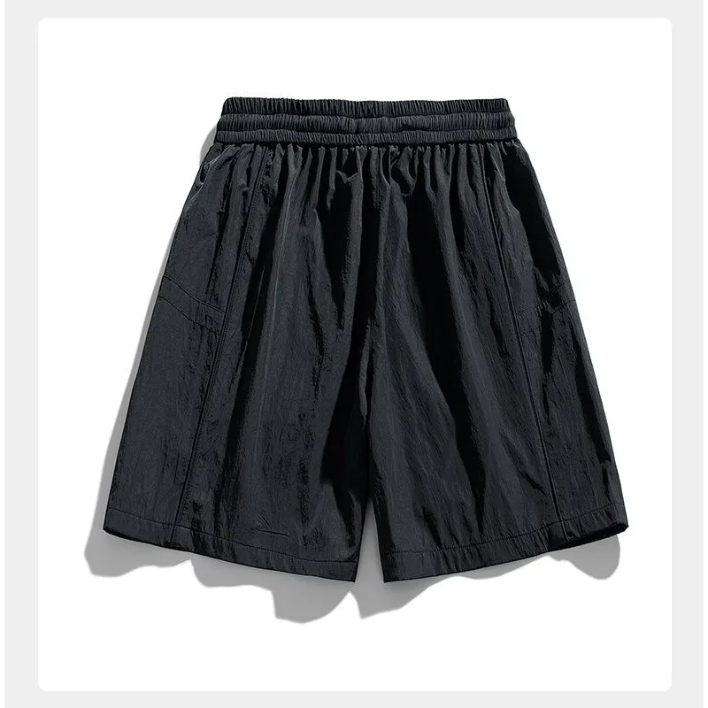 Men's Quick Dry Casual Shorts Drawstring Elastic Waist Loose Solid Color Multi-Pocket Summer Beach Sports Shorts for Hiking
Men's Quick Dry Casual Shorts Drawstring Elastic Waist Loose Solid Color Multi-Pocket Summer Beach Sports Shorts for Hiking