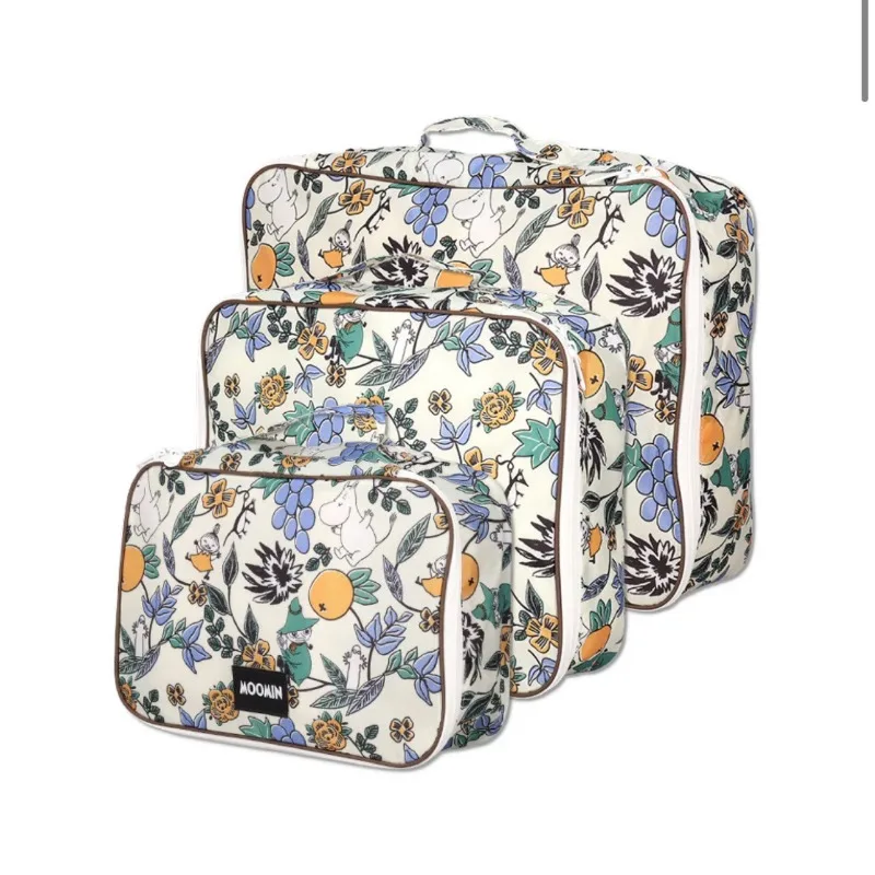 3PCS Kawaii Anime Moomins Series Large Capacity Travel Storage Bag Cute Cartoon Creativity Printing Portable Luggage Bag
3PCS Kawaii Anime Moomins Series Large Capacity Travel Storage Bag Cute Cartoon Creativity Printing Portable Luggage Bag