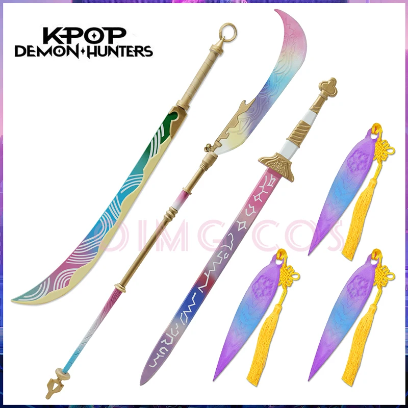 K-POP Demon Hunters Rumi Cosplay Props Mira Zoe Model Knife and Sword Halloween
K-POP Demon Hunters Rumi Cosplay Props Mira Zoe Model Knife and Sword Halloween