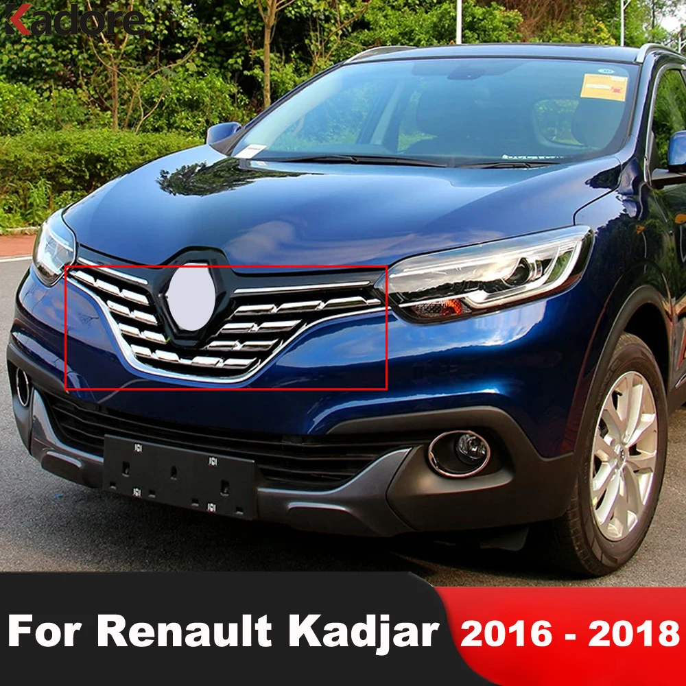 For Renault Kadjar 2016 2017 2018 Chrome Car Front Center Grille Grills Cover Trim Racing Grill Intake Strip Accessories
For Renault Kadjar 2016 2017 2018 Chrome Car Front Center Grille Grills Cover Trim Racing Grill Intake Strip Accessories