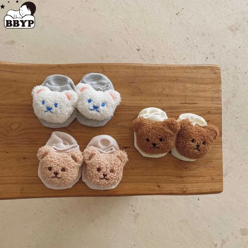 3 Pairs/lot Children's Socks Cute Cartoon Bear Boy Rubber Anti Slip Newborn Baby Floor Socks Cotton Infant Socks For Girls
3 Pairs/lot Children's Socks Cute Cartoon Bear Boy Rubber Anti Slip Newborn Baby Floor Socks Cotton Infant Socks For Girls