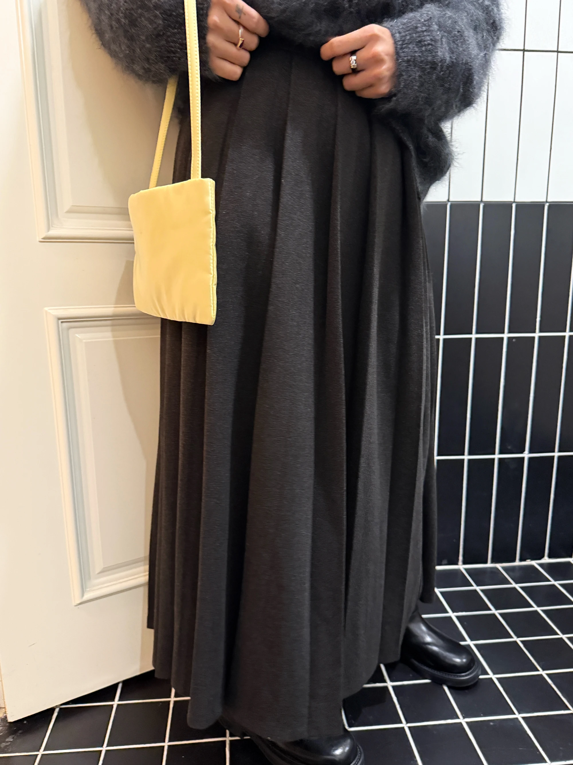 ay Woolen Plaid Skirt 3ts Spring Autumn Winter High Waist A-Line Midi Skirt Casual Sle Inner Lined Polyester Blend Skirt
ay Woolen Plaid Skirt 3ts Spring Autumn Winter High Waist A-Line Midi Skirt Casual Sle Inner Lined Polyester Blend Skirt