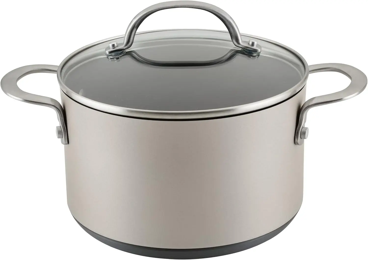 4 Quart Hard Anodized Nonstick Saucepot with Lid, Aluminum, Silver - Durable & Easy Clean
4 Quart Hard Anodized Nonstick Saucepot with Lid, Aluminum, Silver - Durable & Easy Clean