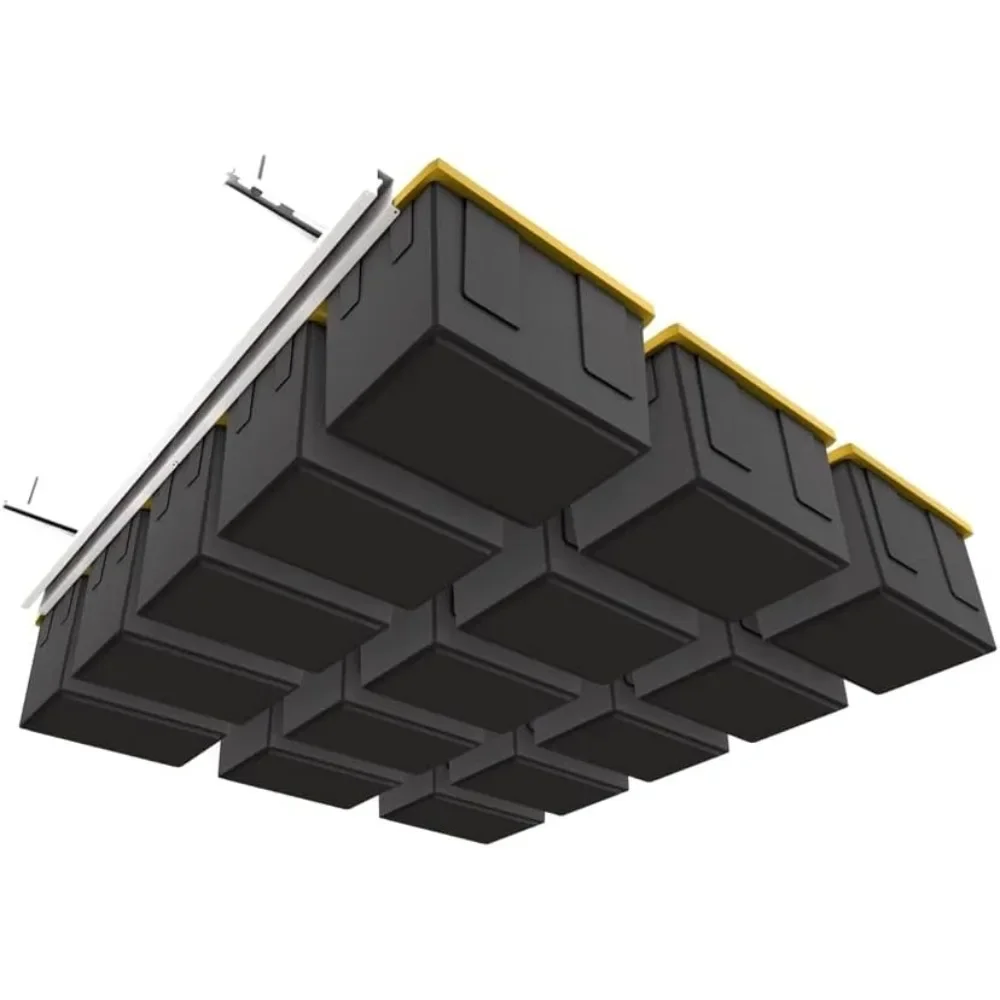 Tote Slide PRO Overhead Garage Storage Rack Organize Up to 15 Storage Tote Container Bins on The Ceiling
Tote Slide PRO Overhead Garage Storage Rack Organize Up to 15 Storage Tote Container Bins on The Ceiling