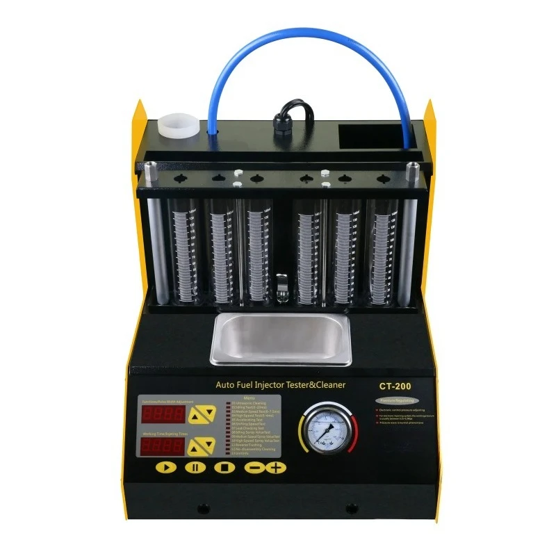 AUTOOL CT200 Ультразвуковой очиститель топливных форсунок и тестер с поддержкой 110 В/220 В с английской панелью и инжектором FSI HPI GDI
AUTOOL CT200 Ультразвуковой очиститель топливных форсунок и тестер с поддержкой 110 В/220 В с английской панелью и инжектором FSI HPI GDI