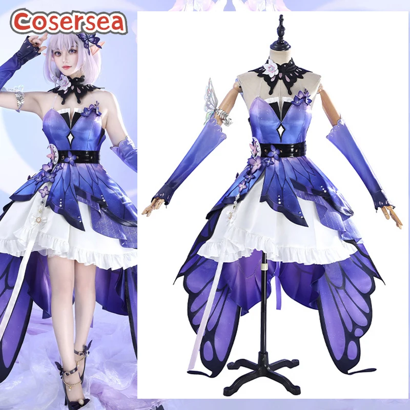 Cosersea Castorice Cosplay Costume Game Honkai: Star Rail Castorice Butterfly Women Dress Uniform Halloween Party Outfit Fullset
Cosersea Castorice Cosplay Costume Game Honkai: Star Rail Castorice Butterfly Women Dress Uniform Halloween Party Outfit Fullset