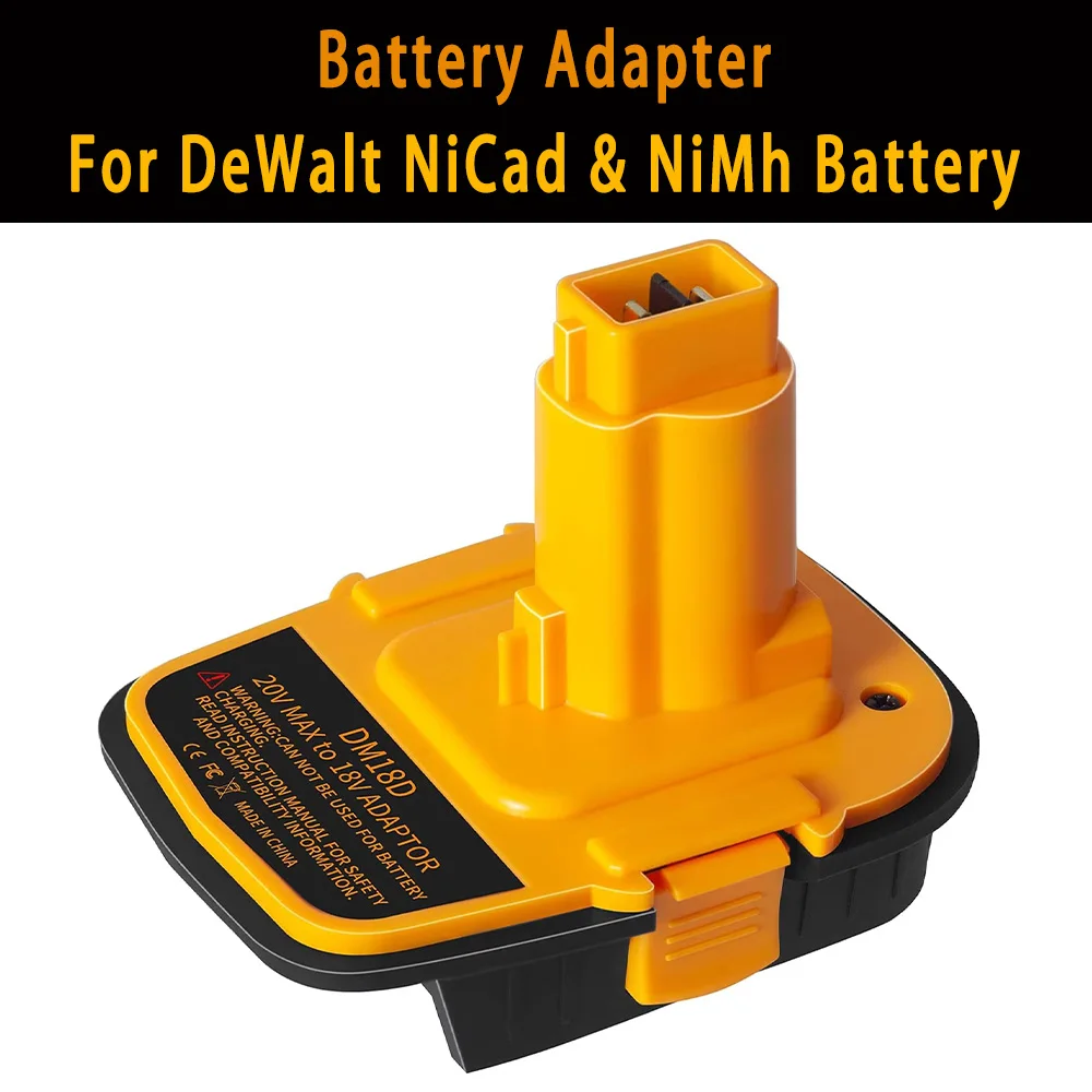 Battery Adapter with USB Converter for DeWalt for Milwaukee Lithium Battery to For DeWalt NiCad & NiMh Battery Power Tools
Battery Adapter with USB Converter for DeWalt for Milwaukee Lithium Battery to For DeWalt NiCad & NiMh Battery Power Tools