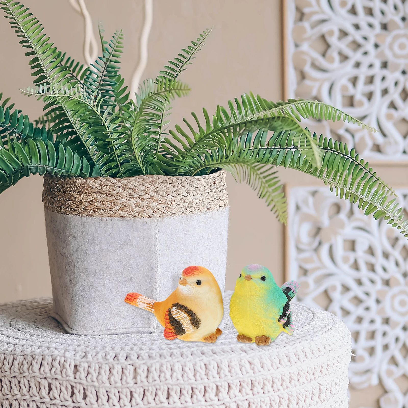 2Pcs Simulation Bird Ornaments Resin Made Lifelike Decorative Garden Statue for Outdoor Yard Plant Pot Decoration Scene Layout
2Pcs Simulation Bird Ornaments Resin Made Lifelike Decorative Garden Statue for Outdoor Yard Plant Pot Decoration Scene Layout