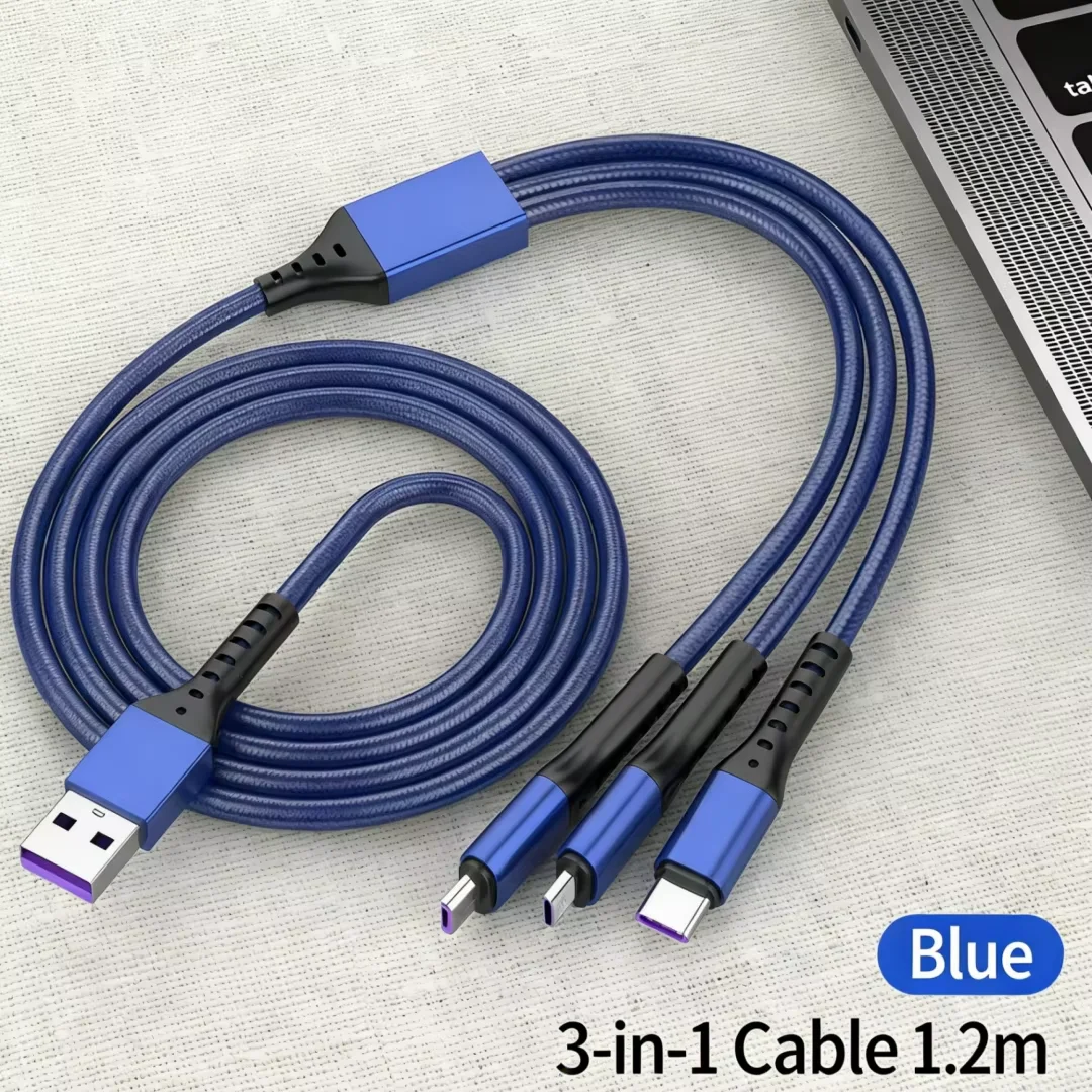 66W 3-in-1 car fast charging 1.2m speaker cable Micro USB 0.3mdata cable car/mobile phone charging accessories for iPhone Xiaomi
66W 3-in-1 car fast charging 1.2m speaker cable Micro USB 0.3mdata cable car/mobile phone charging accessories for iPhone Xiaomi