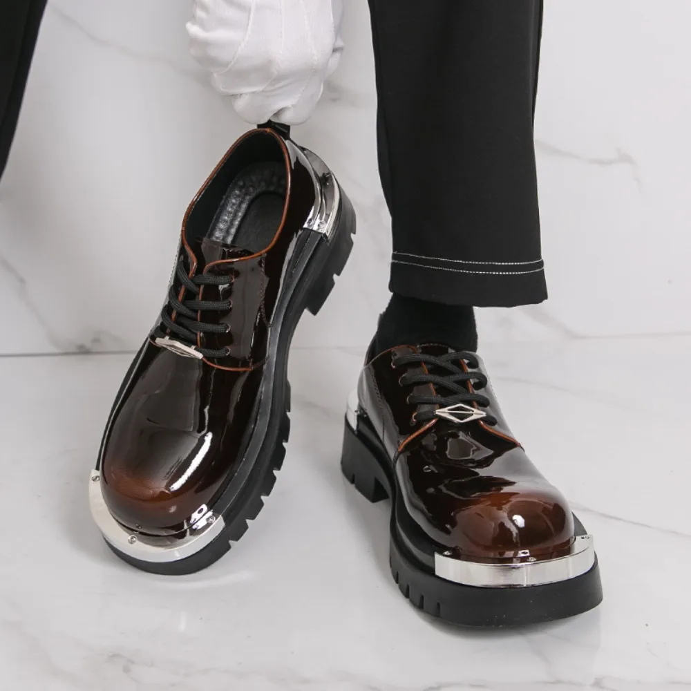 2026 Men Derby Shoes PU Thick Bottom Fashionable Comfortable Casual Men Shoes Size 38-46
2026 Men Derby Shoes PU Thick Bottom Fashionable Comfortable Casual Men Shoes Size 38-46
