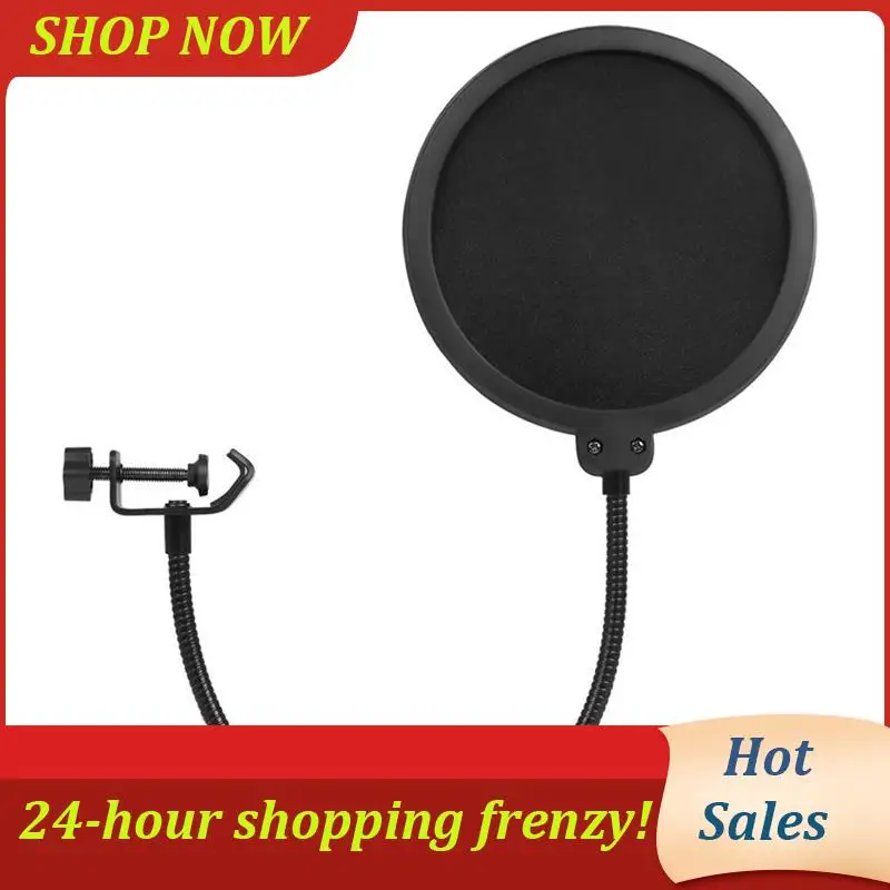 1 PCS Sprayproof Cover Black Double Recording Microphone Recording Studio Windproof And Anti-Breakage Microphone Cover
1 PCS Sprayproof Cover Black Double Recording Microphone Recording Studio Windproof And Anti-Breakage Microphone Cover