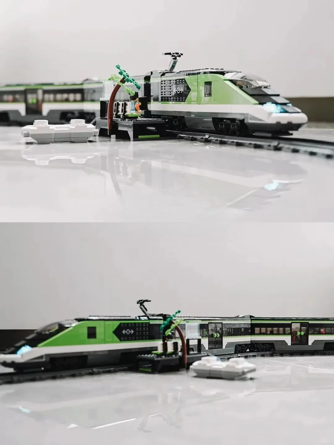 New MOC City Remote Control Passenger Train Model Home Decor Building Blocks Boys and Girls Holiday Gifts
New MOC City Remote Control Passenger Train Model Home Decor Building Blocks Boys and Girls Holiday Gifts