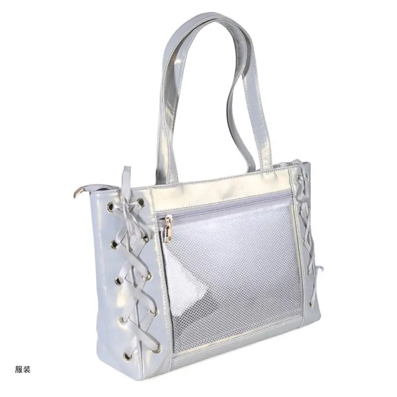 D0UD Fashion Large Itabag Bag for School Work Travel with Anime Girl Display Pin Bag
D0UD Fashion Large Itabag Bag for School Work Travel with Anime Girl Display Pin Bag