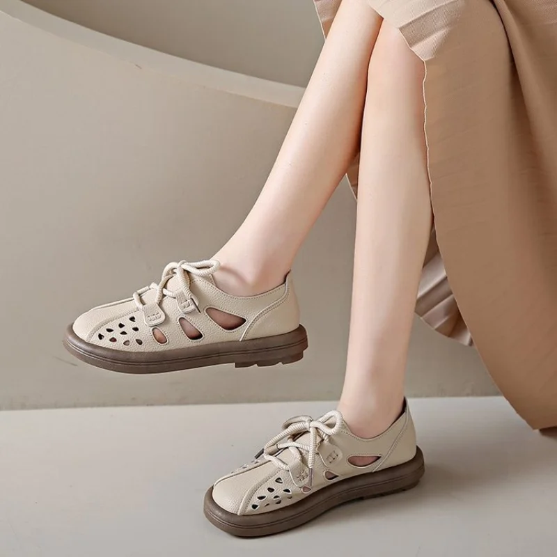 The 2025 summer new style of fashionable, comfortable, soft-soled, casual and breathable flat sandals are versatile
The 2025 summer new style of fashionable, comfortable, soft-soled, casual and breathable flat sandals are versatile