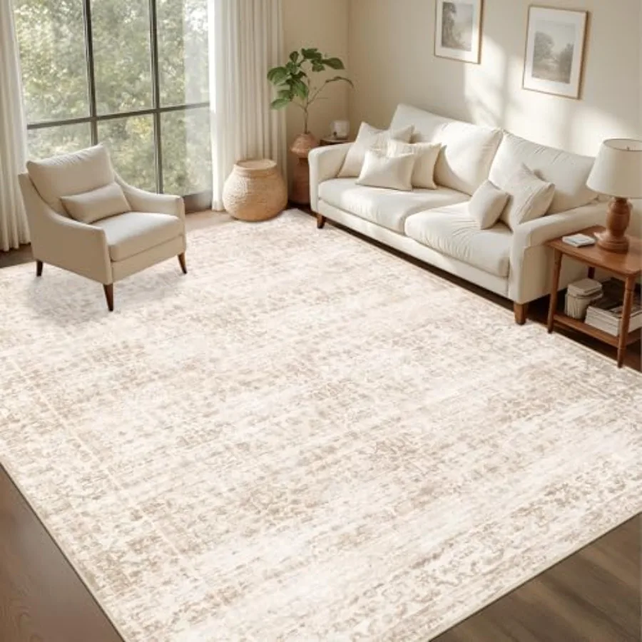 Living Room 6x9 Area Rug: Washable Vintage Boho Beige Rug No-Slip, Stain-Resistant, Soft Indoor Carpet for Bedroom, Dining Room
Living Room 6x9 Area Rug: Washable Vintage Boho Beige Rug No-Slip, Stain-Resistant, Soft Indoor Carpet for Bedroom, Dining Room