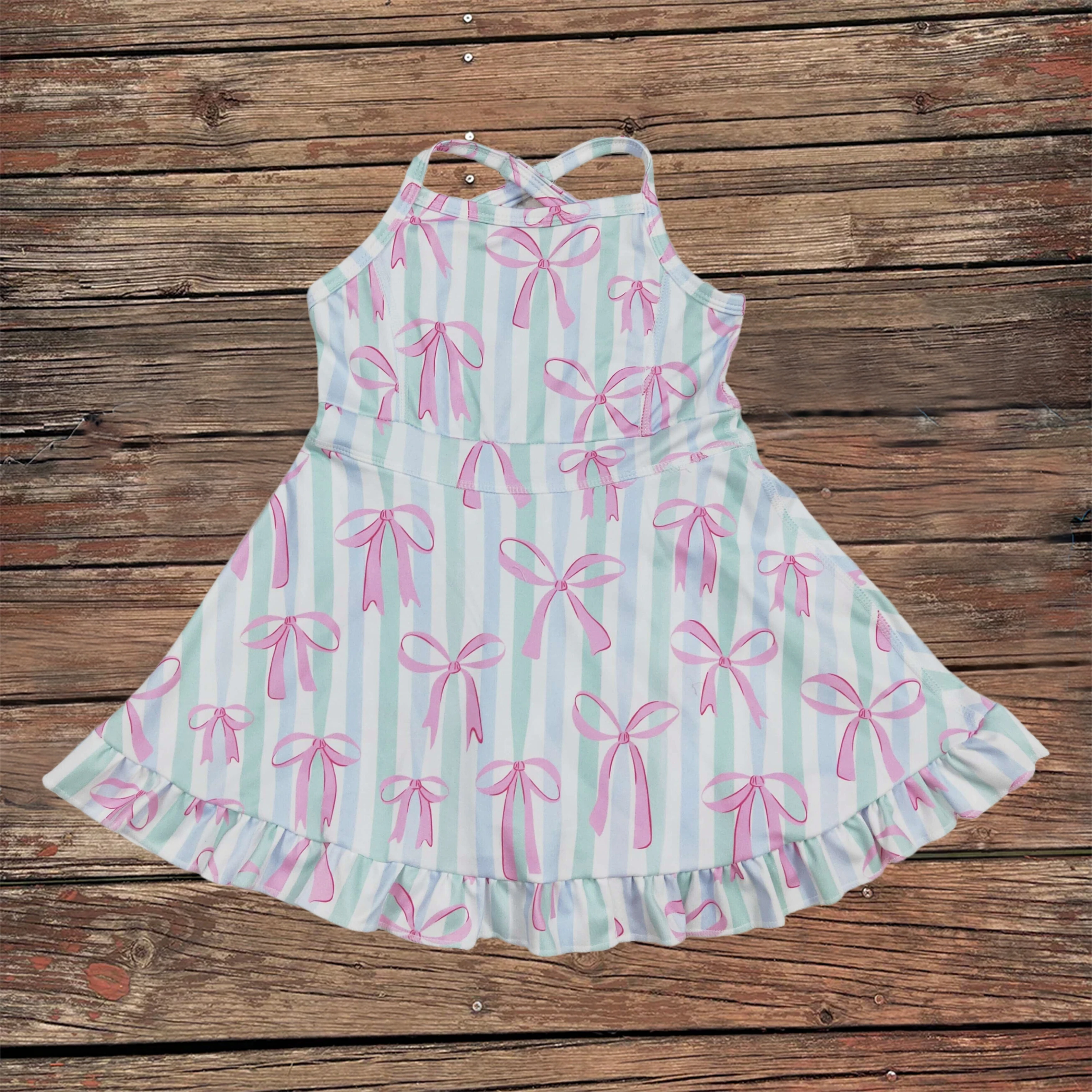 Wholesale Summer Baby Girl Bows Skorts Toddler Infant Knee Length Dress Kids Children Sleeveless Yoga One Piece Strap Clothes
Wholesale Summer Baby Girl Bows Skorts Toddler Infant Knee Length Dress Kids Children Sleeveless Yoga One Piece Strap Clothes