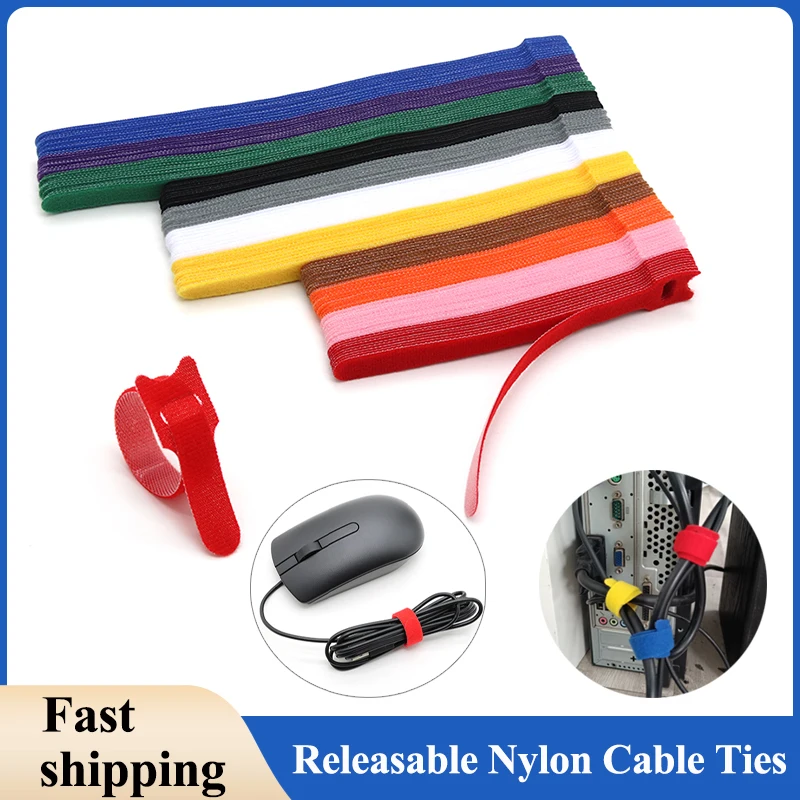 Reusable T-type Winder Cable Tie Wire Buckle Strap Nylon Loop Wrap Back To Back Data Cable Self Adhesive Cable Management
Reusable T-type Winder Cable Tie Wire Buckle Strap Nylon Loop Wrap Back To Back Data Cable Self Adhesive Cable Management