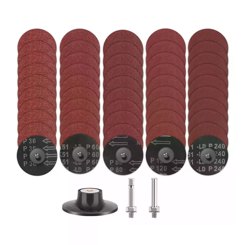 53Pcs Sandpaper 36-240 Grit Grinding Wheel Set Quick Change Combination For Wood Furniture Finishing/Metal/Automotive Polishing
53Pcs Sandpaper 36-240 Grit Grinding Wheel Set Quick Change Combination For Wood Furniture Finishing/Metal/Automotive Polishing