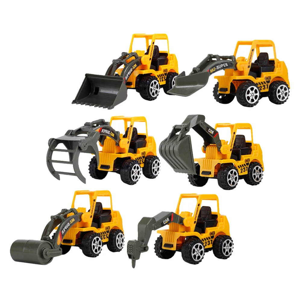 6 Pcs Children's Toy Car Toys Inertial Excavator Kit for Kids Plastic Toddler Plaything
6 Pcs Children's Toy Car Toys Inertial Excavator Kit for Kids Plastic Toddler Plaything