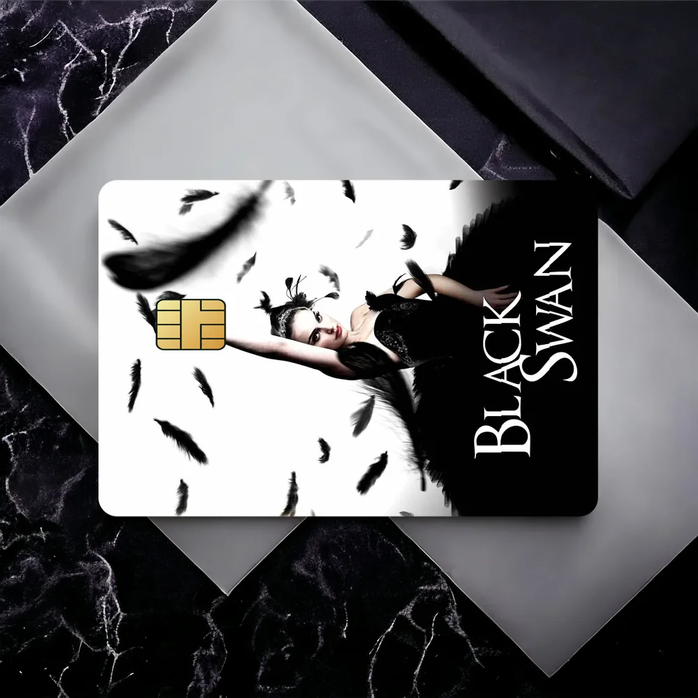 Movie B-Black S-Swan 4PCS Waterproof Debit Credit Card Stickers Bank Bus Pass Debit Film Skin Cover Front Decoration 
Movie B-Black S-Swan 4PCS Waterproof Debit Credit Card Stickers Bank Bus Pass Debit Film Skin Cover Front Decoration