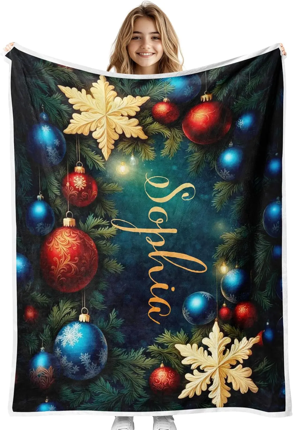 Рождественское одеяло на заказ с именем, персонализированное рождественское одеяло, мягкое фланелевое флисовое одеяло для рождественских праздников, подарков на день рождения для
Рождественское одеяло на заказ с именем, персонализированное рождественское одеяло, мягкое фланелевое флисовое одеяло для рождественских праздников, подарков на день рождения для